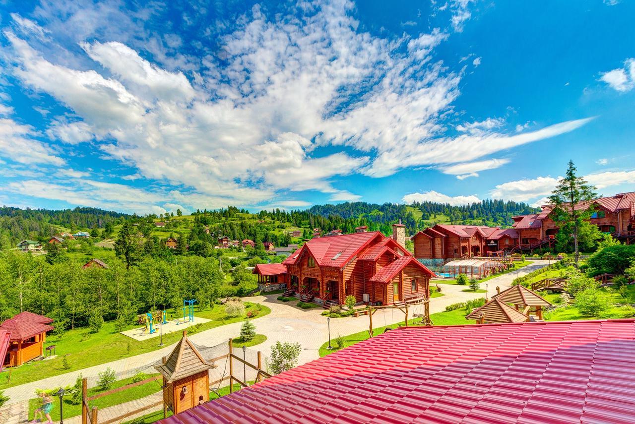 Slovyanka Hotel Slavske Bagian luar foto