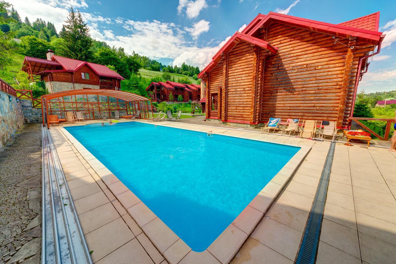Slovyanka Hotel Slavske Bagian luar foto